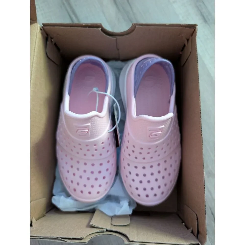 NEW Sketchers Foamies Epic Flex in Pink Purple Water Play Shoes, Size 7C